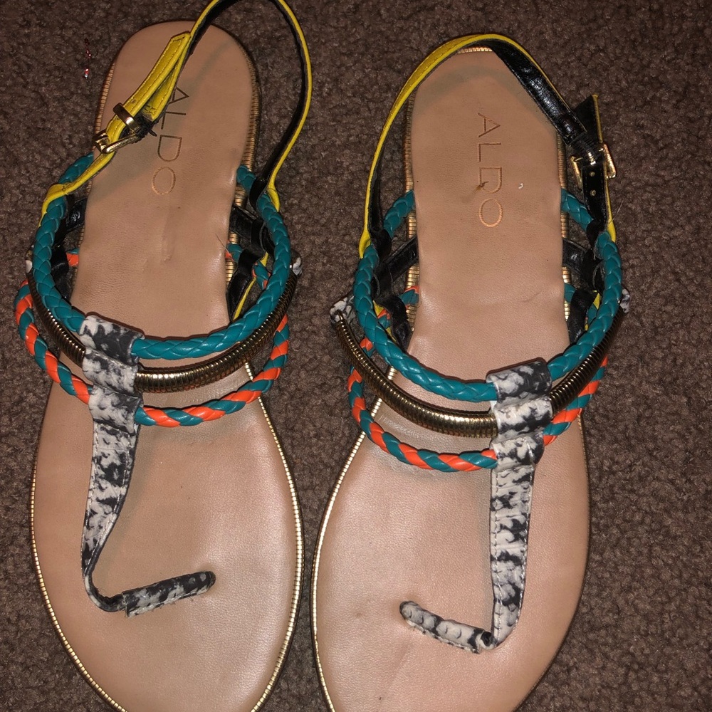 ALDO Multi Color thong sandals